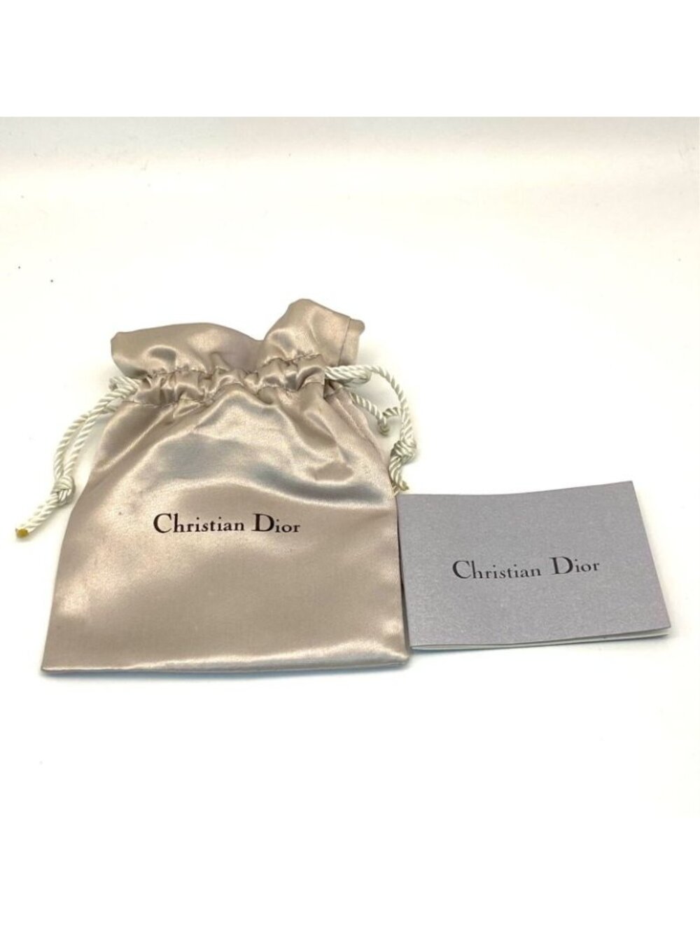 Dior Earrings Silver Logo Formal - Picture 9 of 10